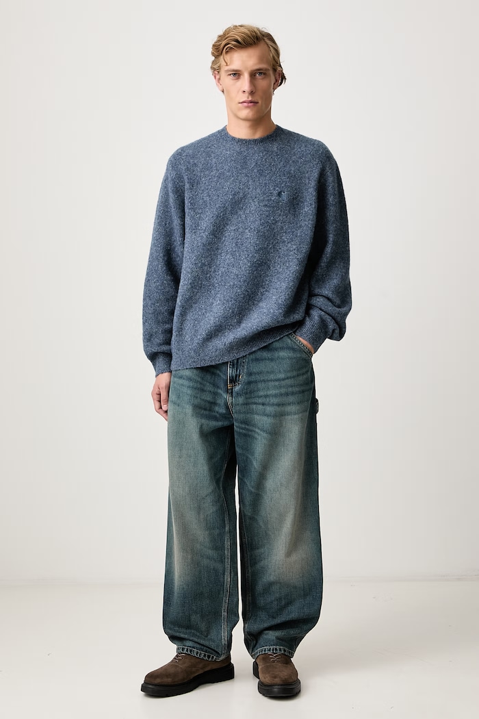 Carhartt WIP Curtis Sweater men's I035394 blue AW26