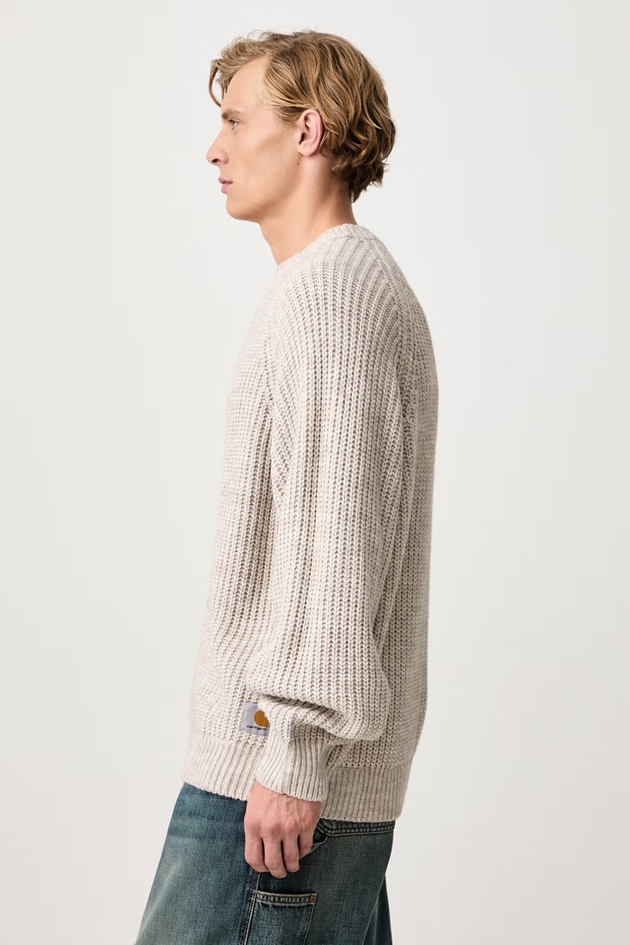 Firth Sweater sweter męski z dodatkiem wełny Carhartt WIP I035388 beżowy