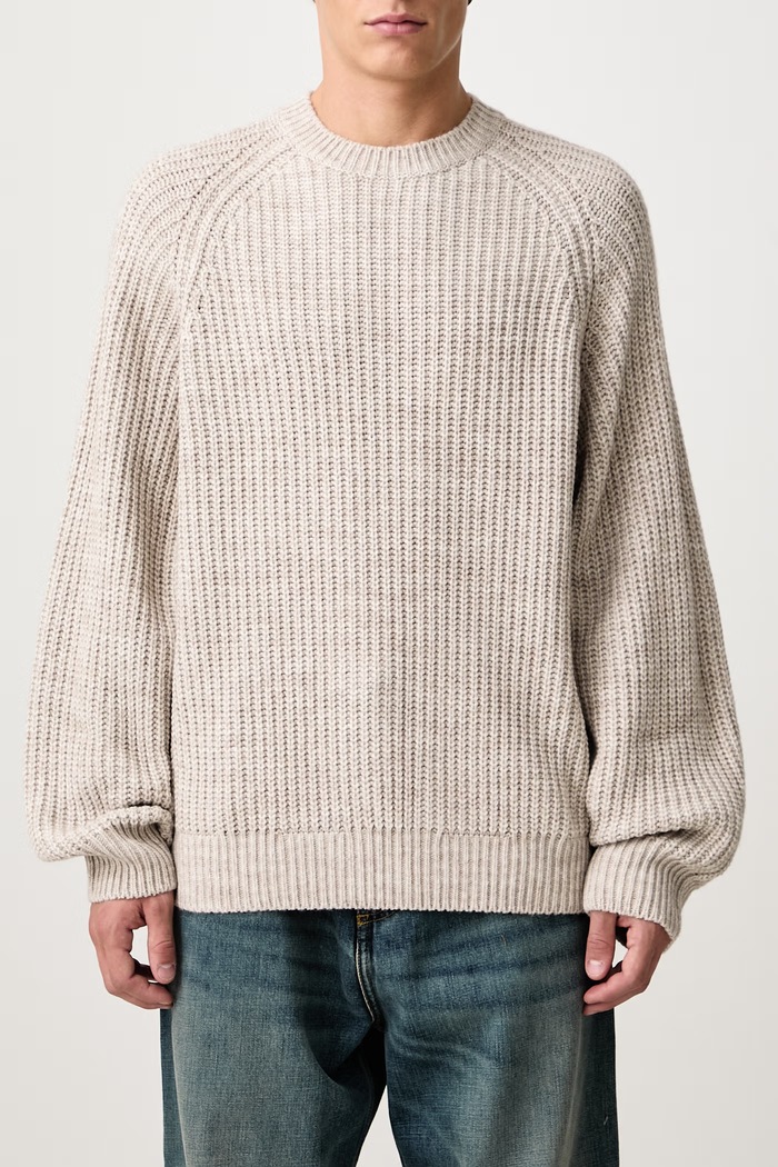 Firth Sweater sweter męski z dodatkiem wełny Carhartt WIP beżowy I035388
