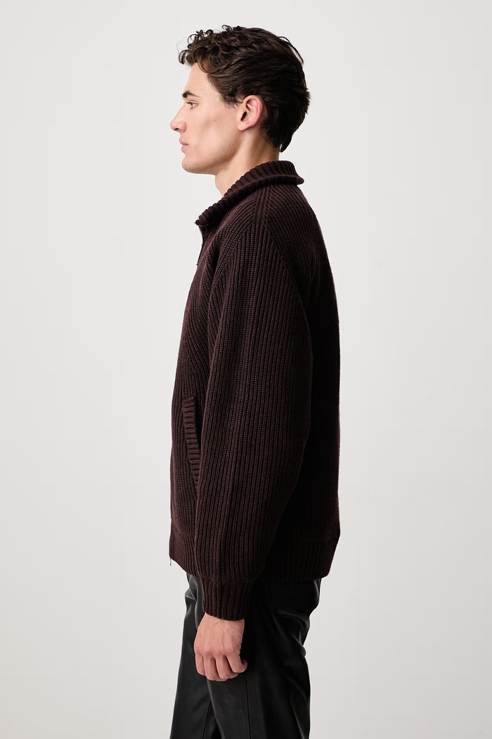 Banley Sweater Jacket transitional jacket with wool blend Men's Carhartt WIP I033902 brown