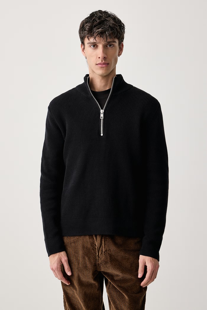 Marc O'Polo Sweter męski bawełniany czarny 5000016563