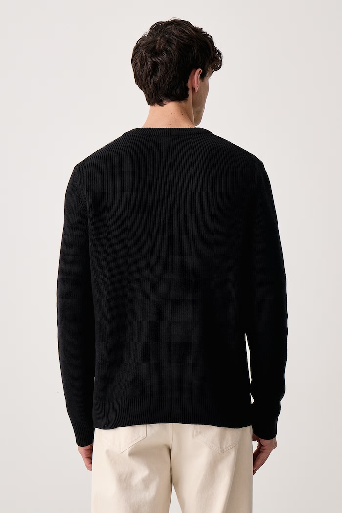 Odzież Marc O'Polo Sweter męski bawełniany 5000016478 czarny