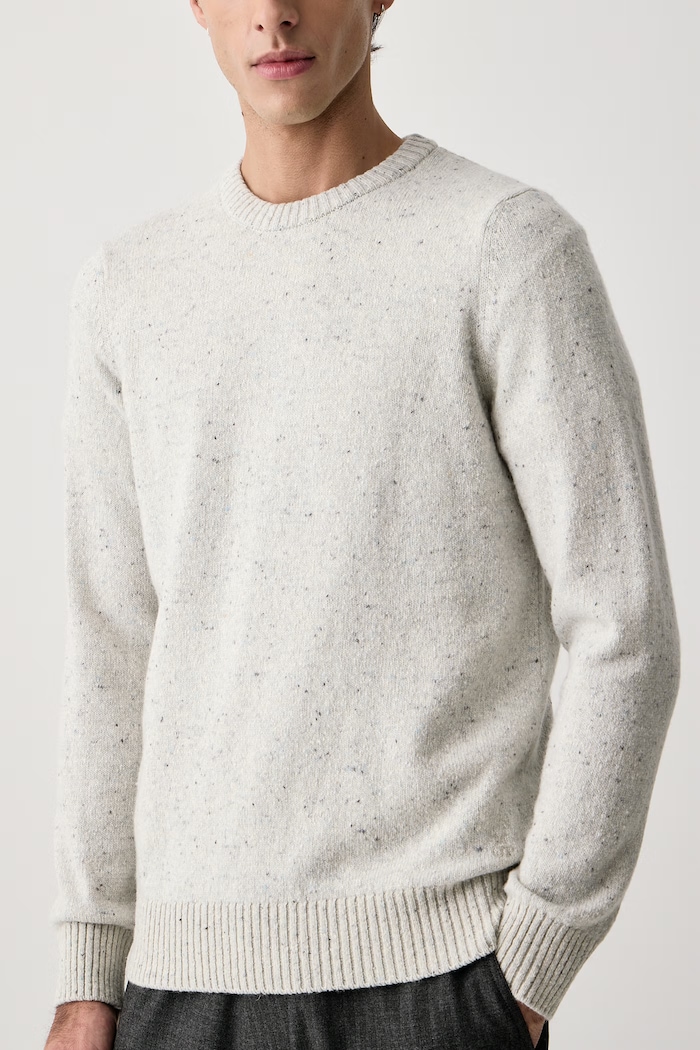 Sweter męski z wełną Marc O'Polo 5000010525 szary