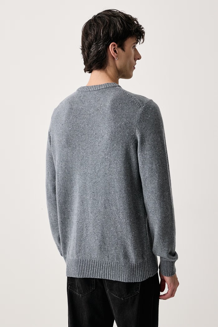Odzież Marc O'Polo Sweter męski z wełną 5000010525 turkusowy