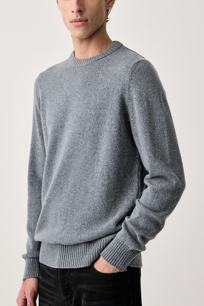 Sweter męski z wełną Marc O'Polo 5000010525 turkusowy