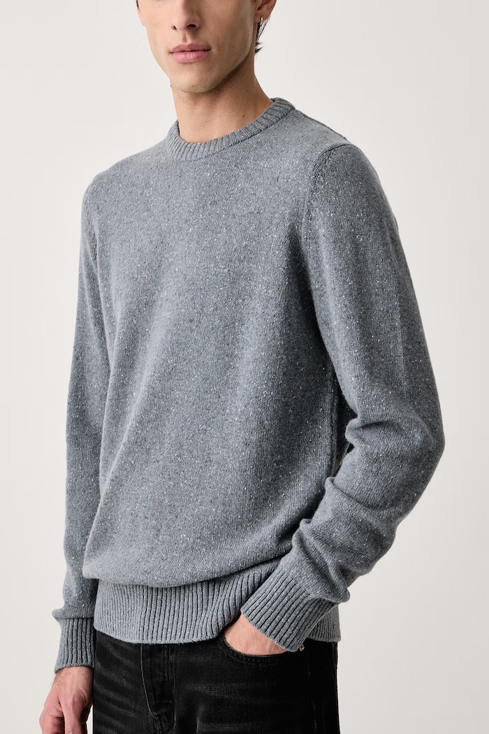 Sweter męski z wełną Marc O'Polo 5000010525 turkusowy