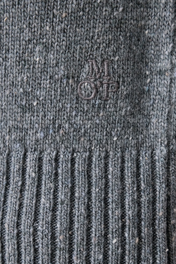 Sweter męski z wełną Marc O'Polo turkusowy 5000010525