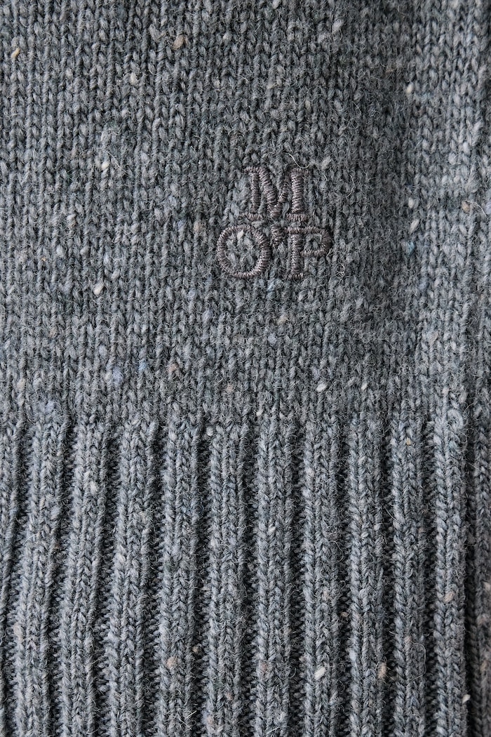 Sweter męski z wełną Marc O'Polo turkusowy 5000010525
