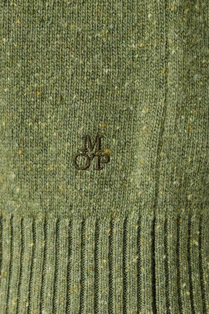 Sweter męski z wełną Marc O'Polo zielony 5000010525