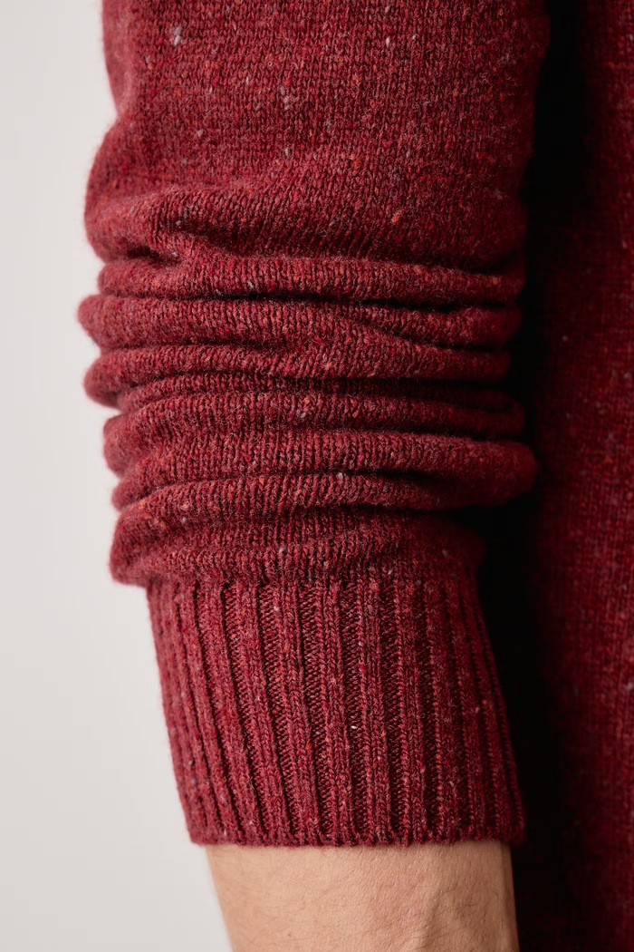 Sweter męski z wełną Marc O'Polo czerwony 5000010525