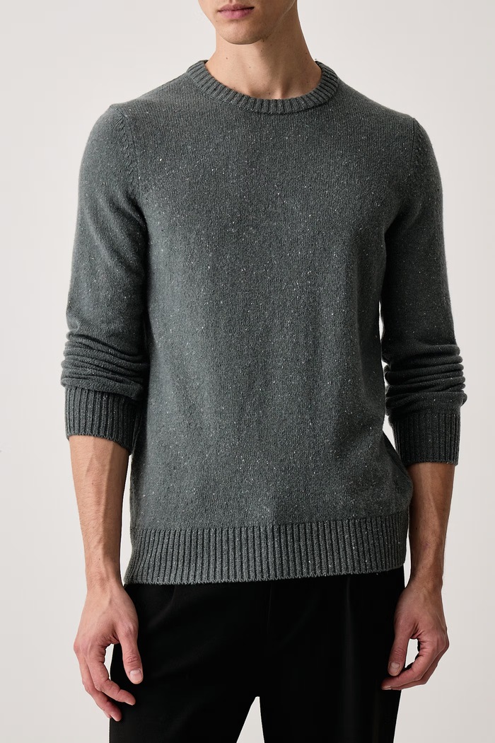 Sweter męski z wełną Marc O'Polo 5000010525 zielony