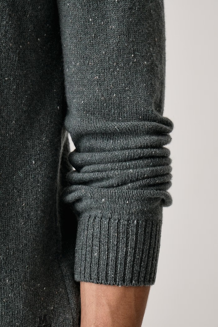 Sweter męski z wełną Marc O'Polo zielony 5000010525