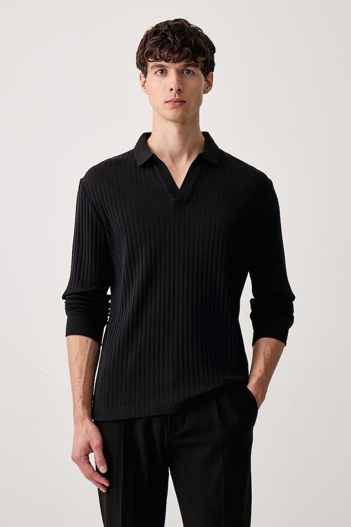 Marc O'Polo Sweter męski z bawełną czarny 5000016996