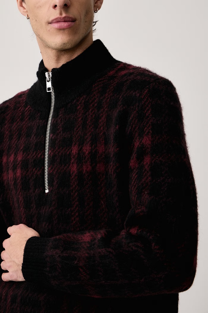 Sweter męski z wełną Marc O'Polo 5000015918 czarny