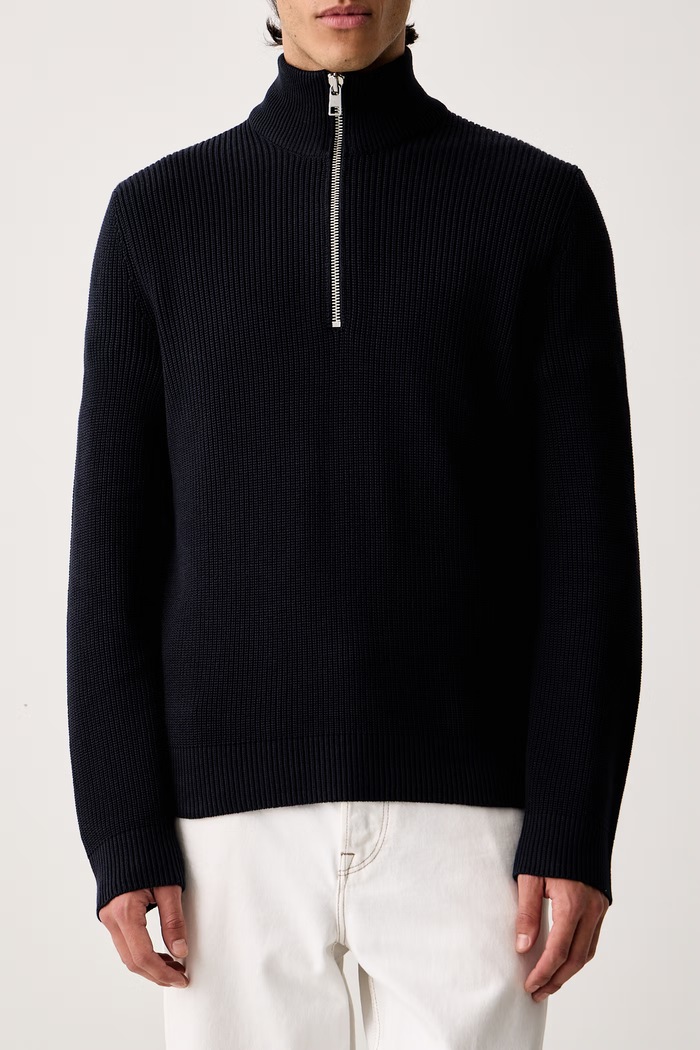 Sweter męski bawełniany Marc O'Polo 5000007596 granatowy
