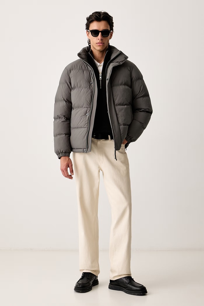 Marc O'Polo Sweter męski bawełniany 5000007596 zielony AW26