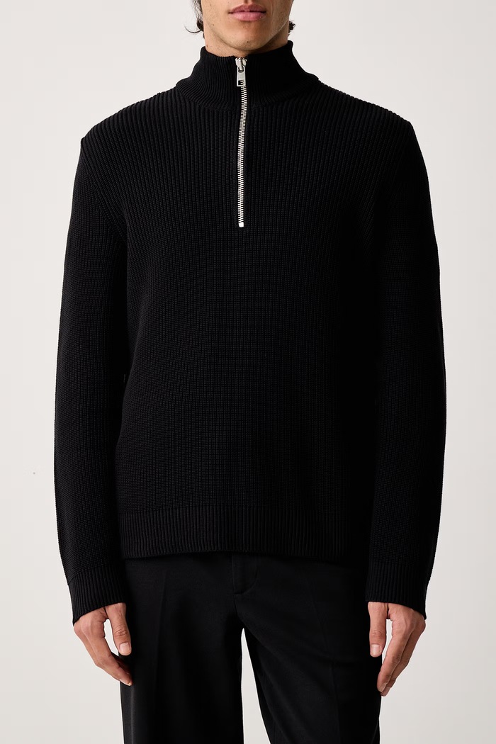 Sweter męski bawełniany Marc O'Polo 5000007596 czarny