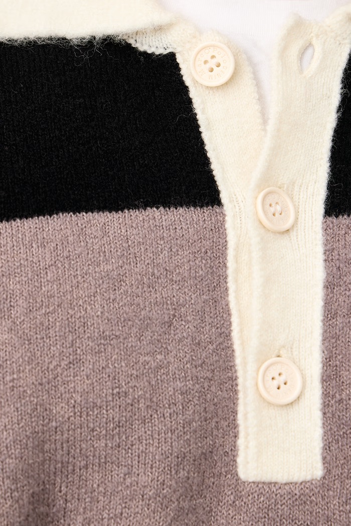 Sweter męski z wełną Marc O'Polo 5000014964 brązowy