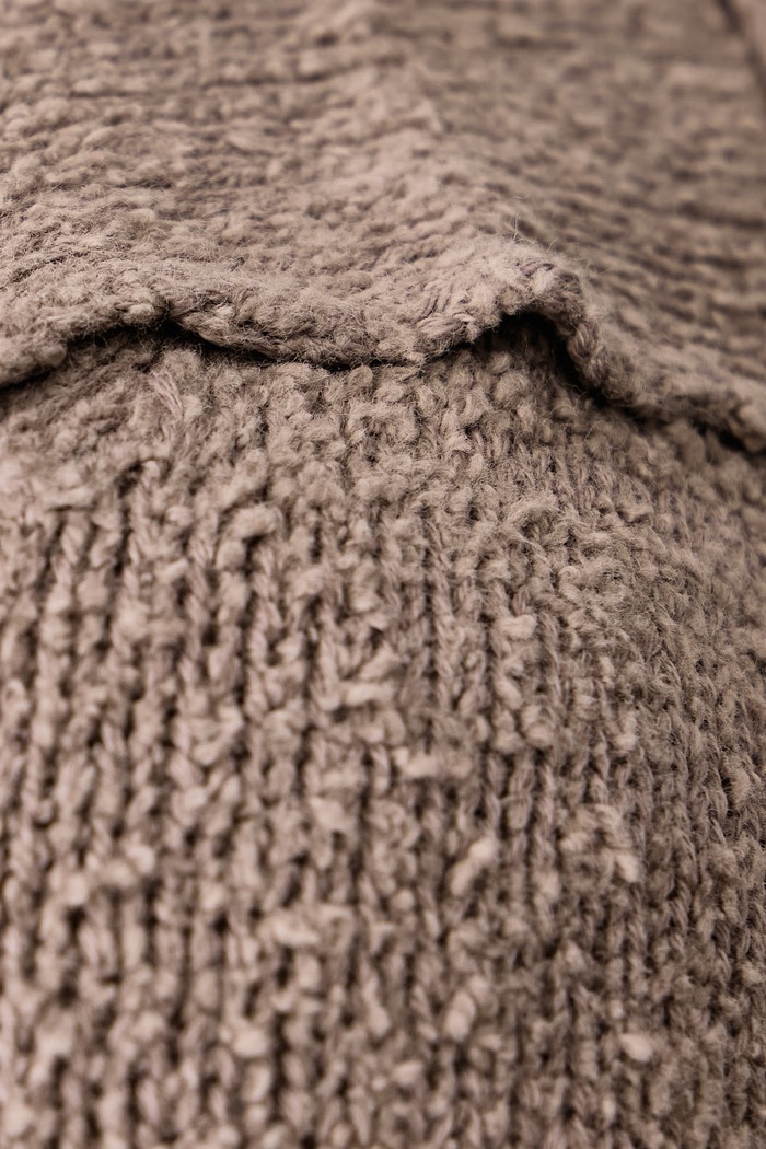 Sweter męski z bawełną Marc O'Polo beżowy 5000012490
