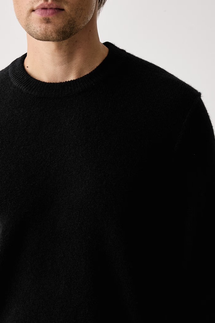 Sweter męski z wełną Marc O'Polo 5000012482 czarny