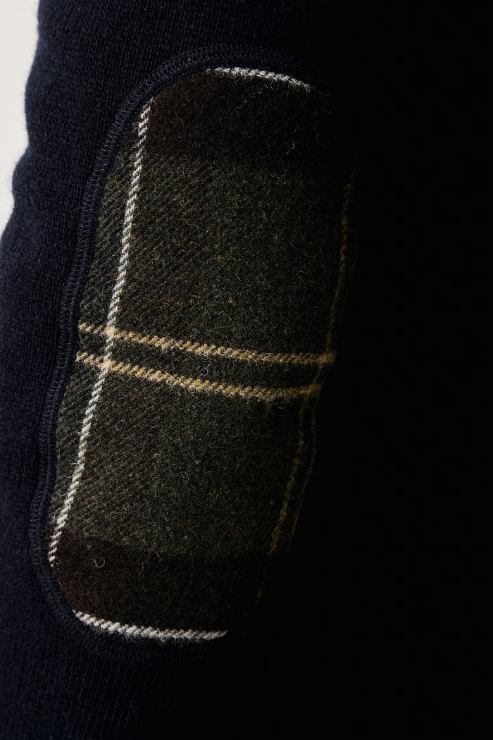 Sweter męski z wełną Holden Barbour granatowy MKN1576