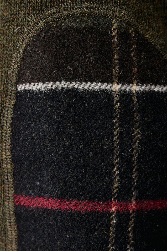 Sweter męski z wełną Holden Barbour zielony MKN1576