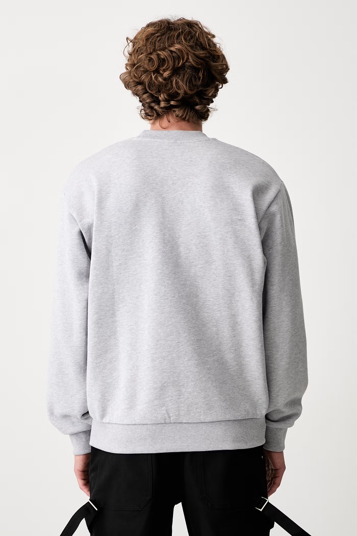 Odzież Lacoste bluza z bawełną męska SH8868.CCA szary