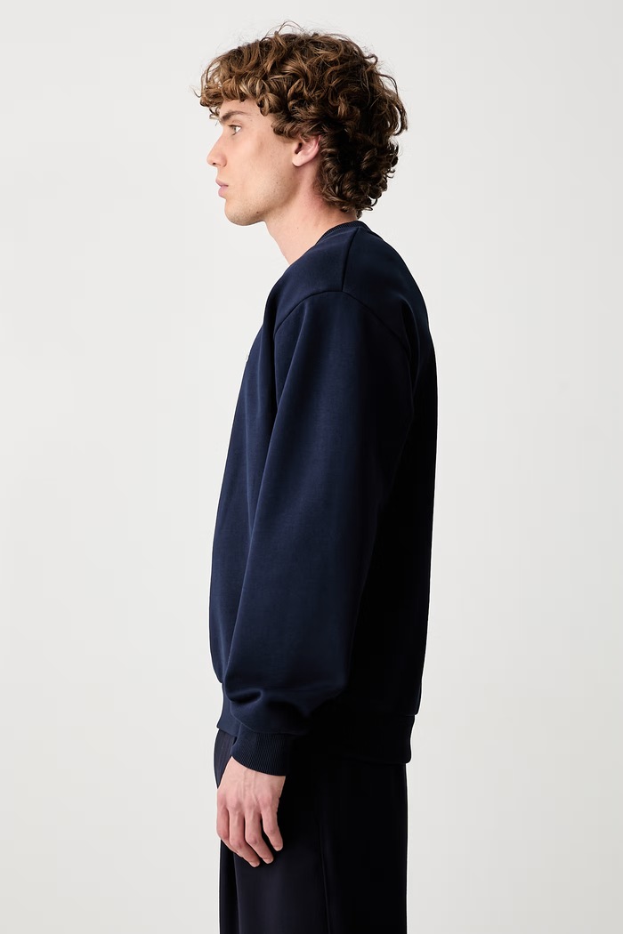 Lacoste bluza z bawełną męska granatowy SH8868.166