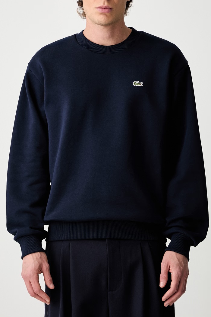 Lacoste bluza z bawełną męska SH8868.166 granatowy