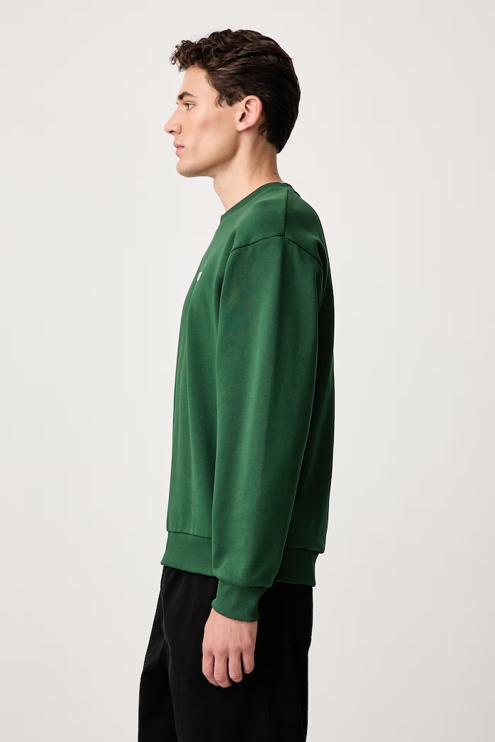 Bluza z bawełną męska Lacoste SH8868.132 zielony