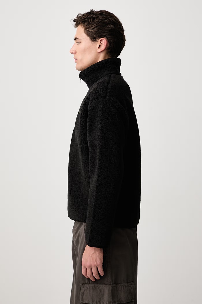 Bluza polarowa męska Lacoste SH8648.031 czarny