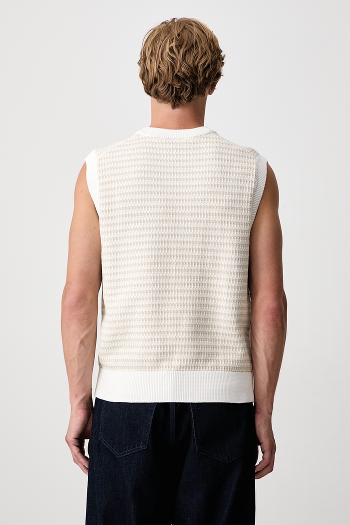 Odzież Lacoste Kamizelka z bawełną męska AH8577.WL6 beżowy