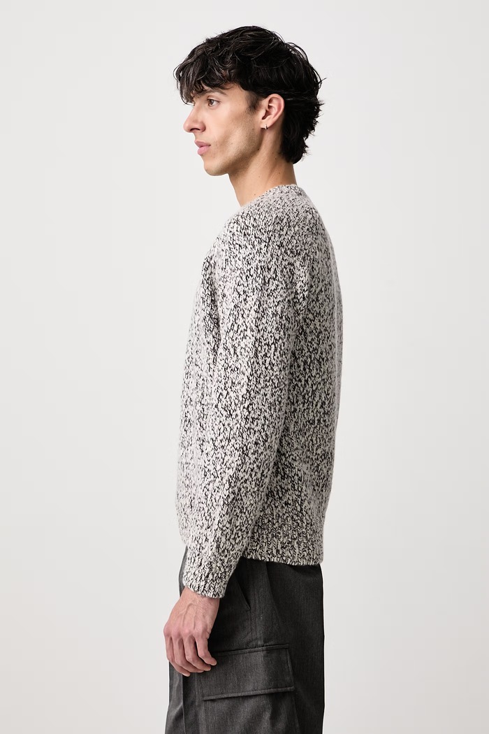 Sweter męski z wełną Lacoste AH8570 bordowy