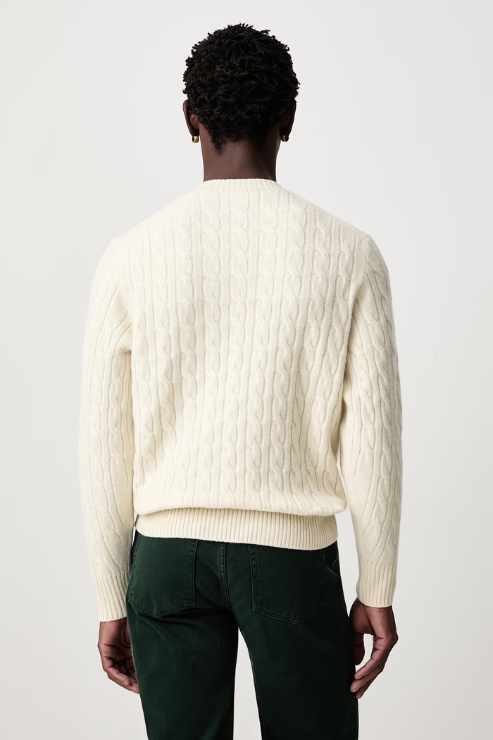 Odzież Lacoste Sweter wełniany męski AH2924.XFJ beżowy