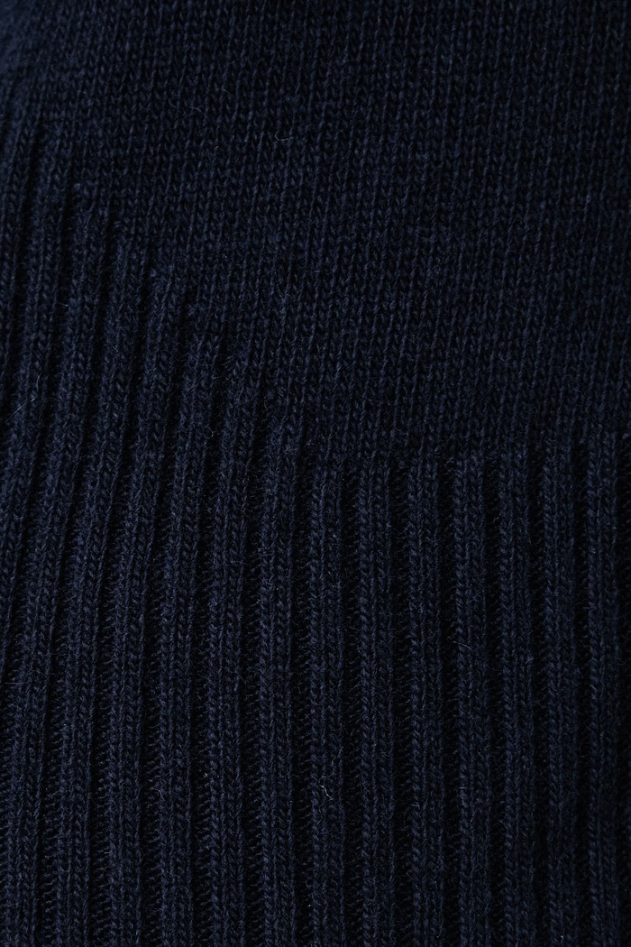 Sweter damski z dodatkiem wełny Aeronautica Militare granatowy MA1657DL00945
