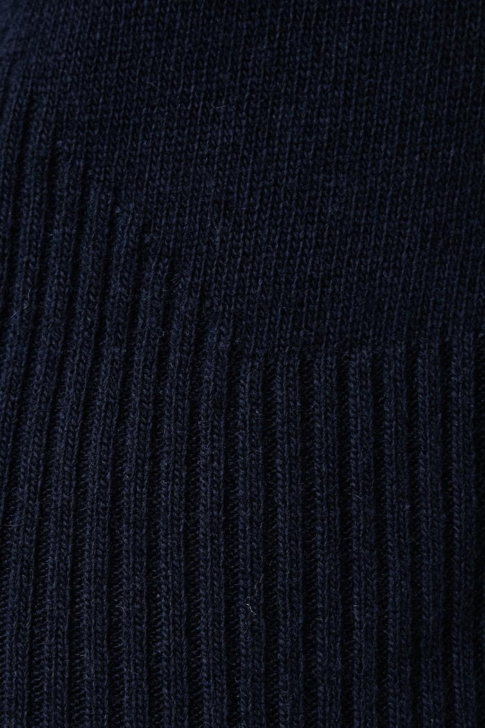 Sweter damski z dodatkiem wełny Aeronautica Militare granatowy MA1657DL00945