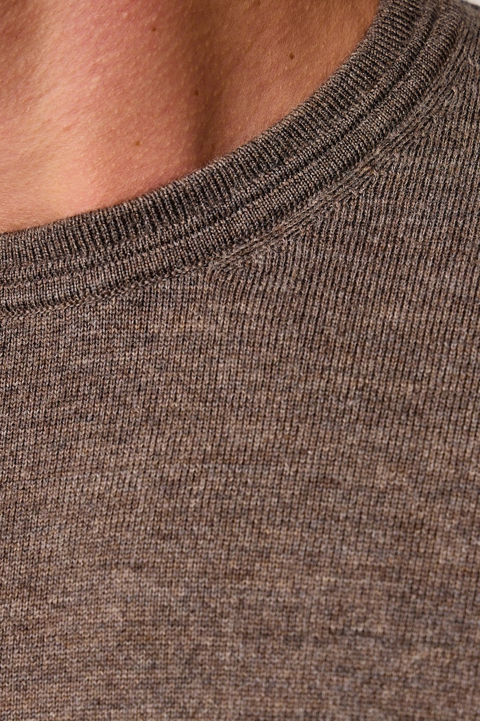 Sweter męski wełniany Aeronautica Militare brązowy MA1641UL00415
