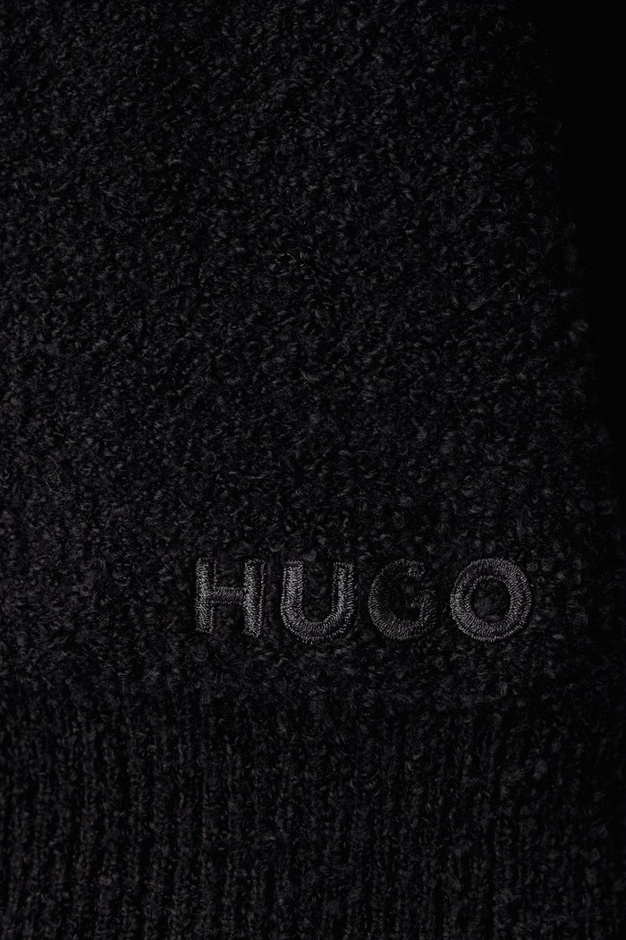 Dolčevita za muškarce s pamukom San Rudi1 HUGO crna 50570273