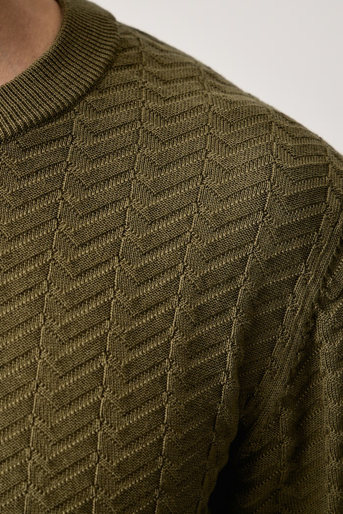 Sweter męski bawełniany Simond HUGO zielony 50570261