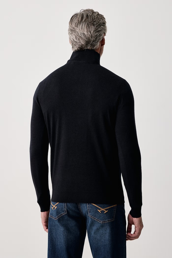 Odzież Karl Lagerfeld Sweter męski wełniany 564399.655005 granatowy
