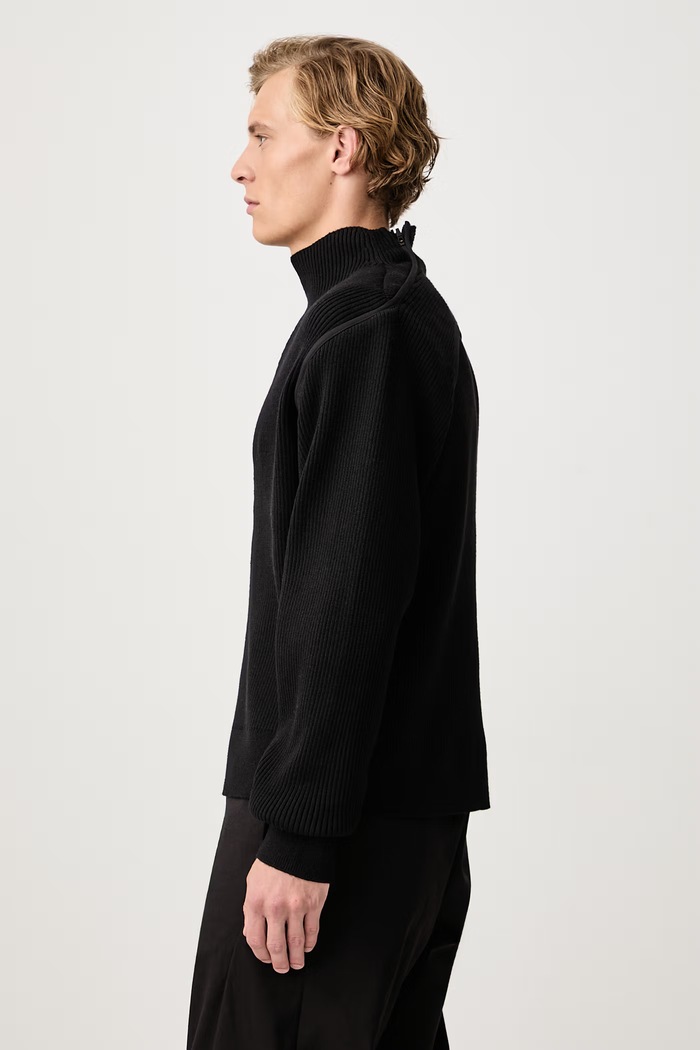 PUMA x _J.L-A.L_ CLRT sweter męski z dodatkiem wełny Puma 637594 czarny