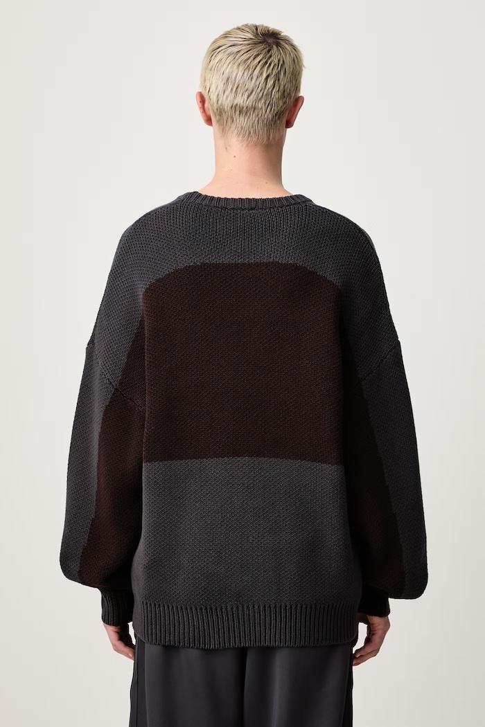 Odzież adidas Originals Cutline Chunky Knit sweter bawełniany męski KR9141 brązowy