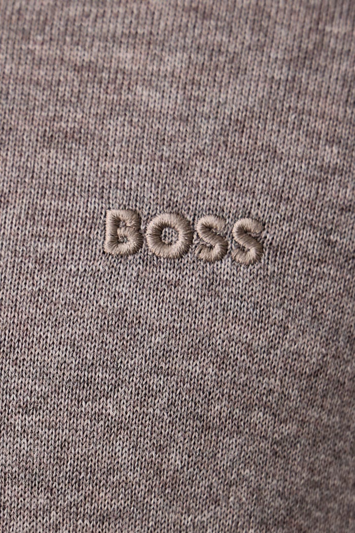 Свитер для мужчин из шерсти H-Lancione-L BOSS коричневый 50571927