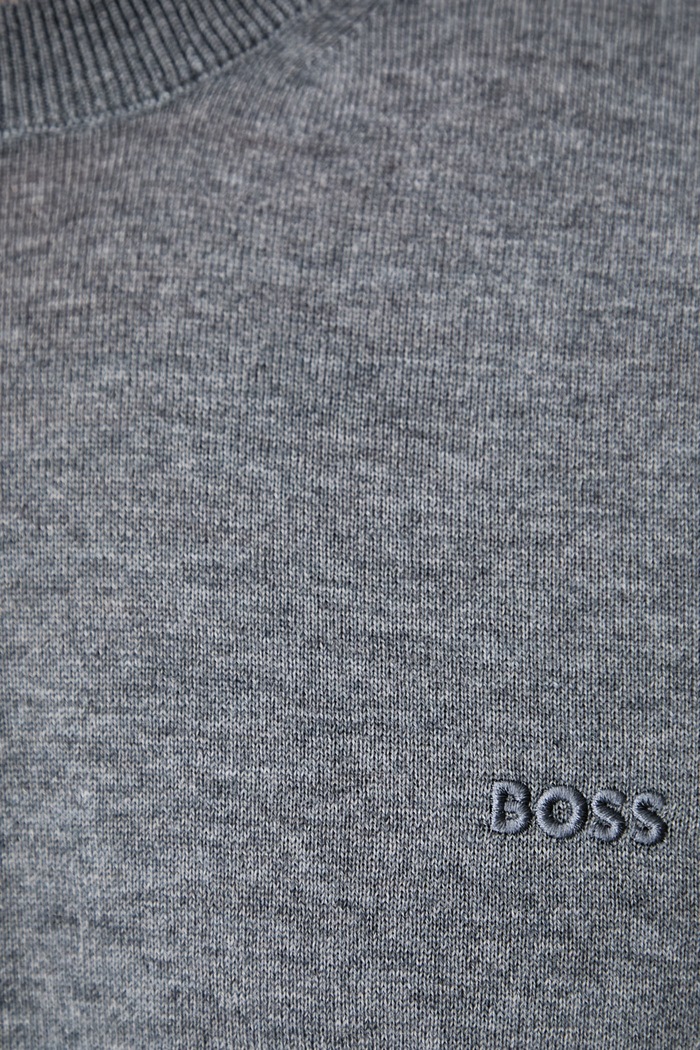 Pulover moški volnen H-Leno-L BOSS siva 50571914