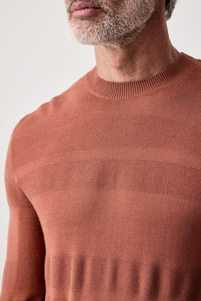 Sweter męski wełniany H-Finito BOSS 50570652 pomarańczowy