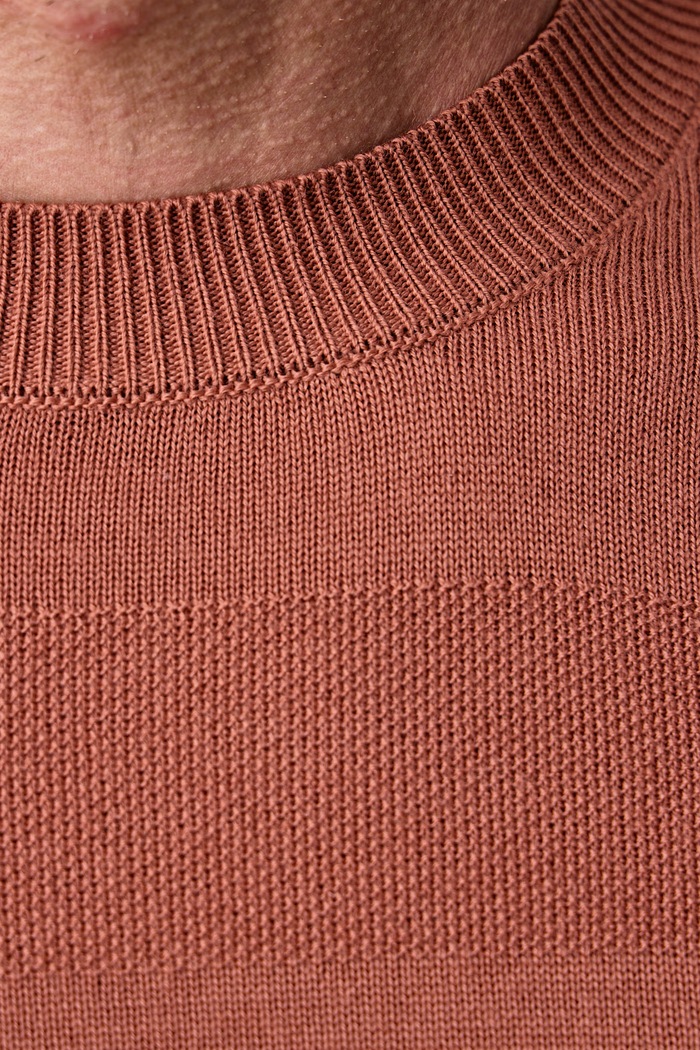 Sweter męski wełniany H-Finito BOSS pomarańczowy 50570652