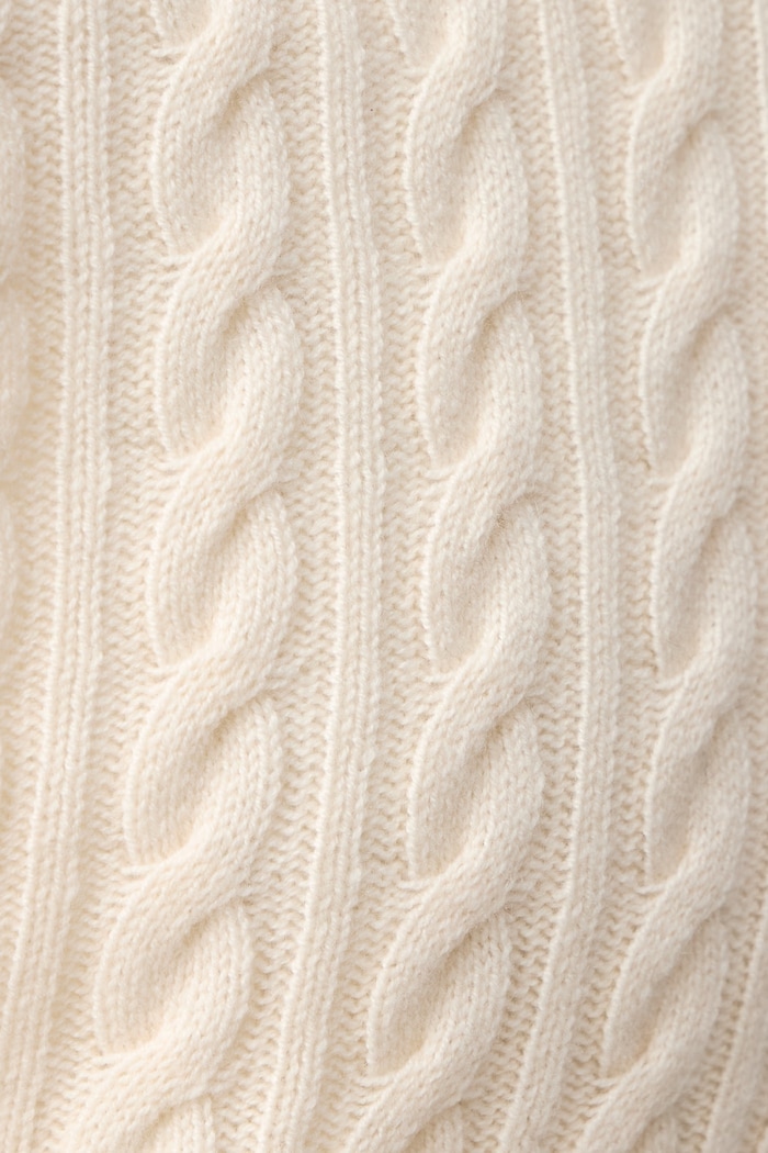 Sweter męski z wełną H-Furore BOSS beżowy 50570640