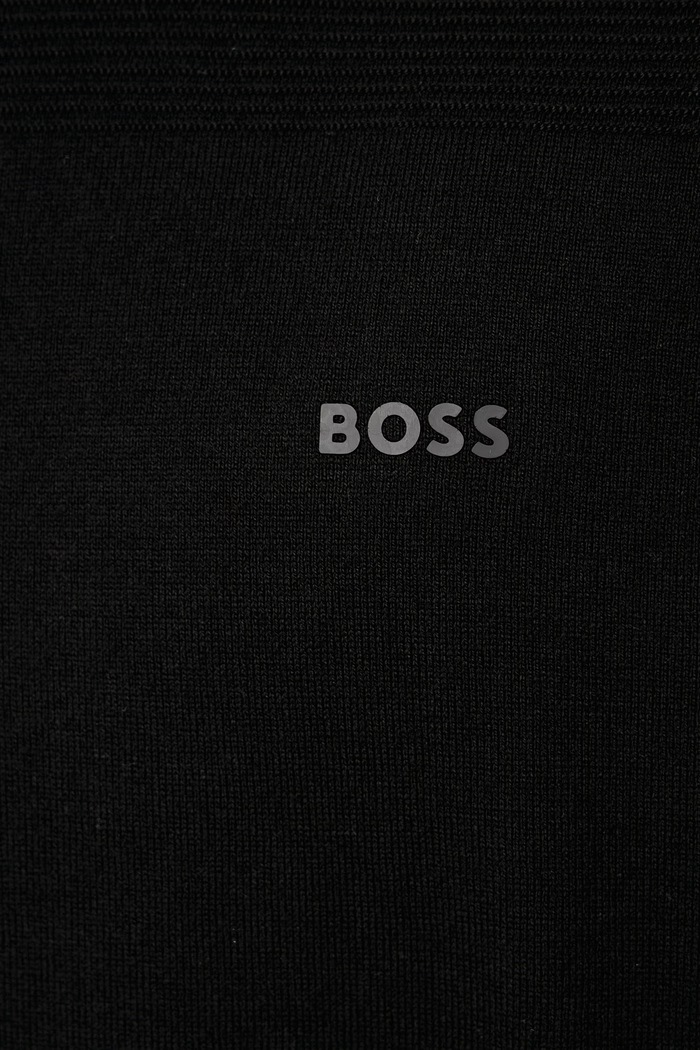 Maglione da uomo con misto lana KN_Momentum-X TN BOSS Green nero 50568950