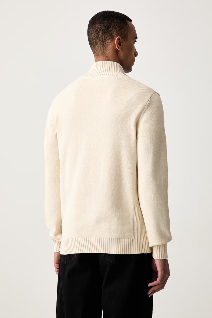 Odzież Helly Hansen sweter męski bawełniany SMOEGEN 54529 beżowy