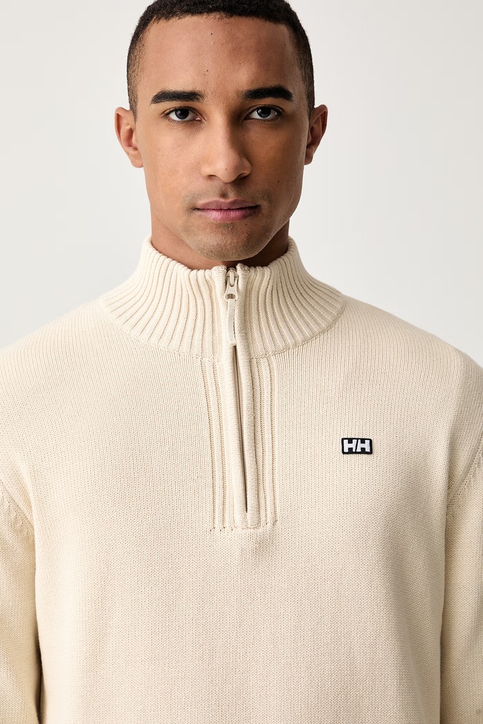 Helly Hansen sweter męski bawełniany SMOEGEN beżowy 54529